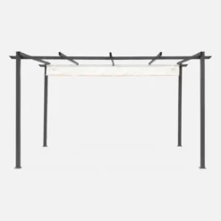 sweeek Pergola 3x4m in alluminio telo scorrevole