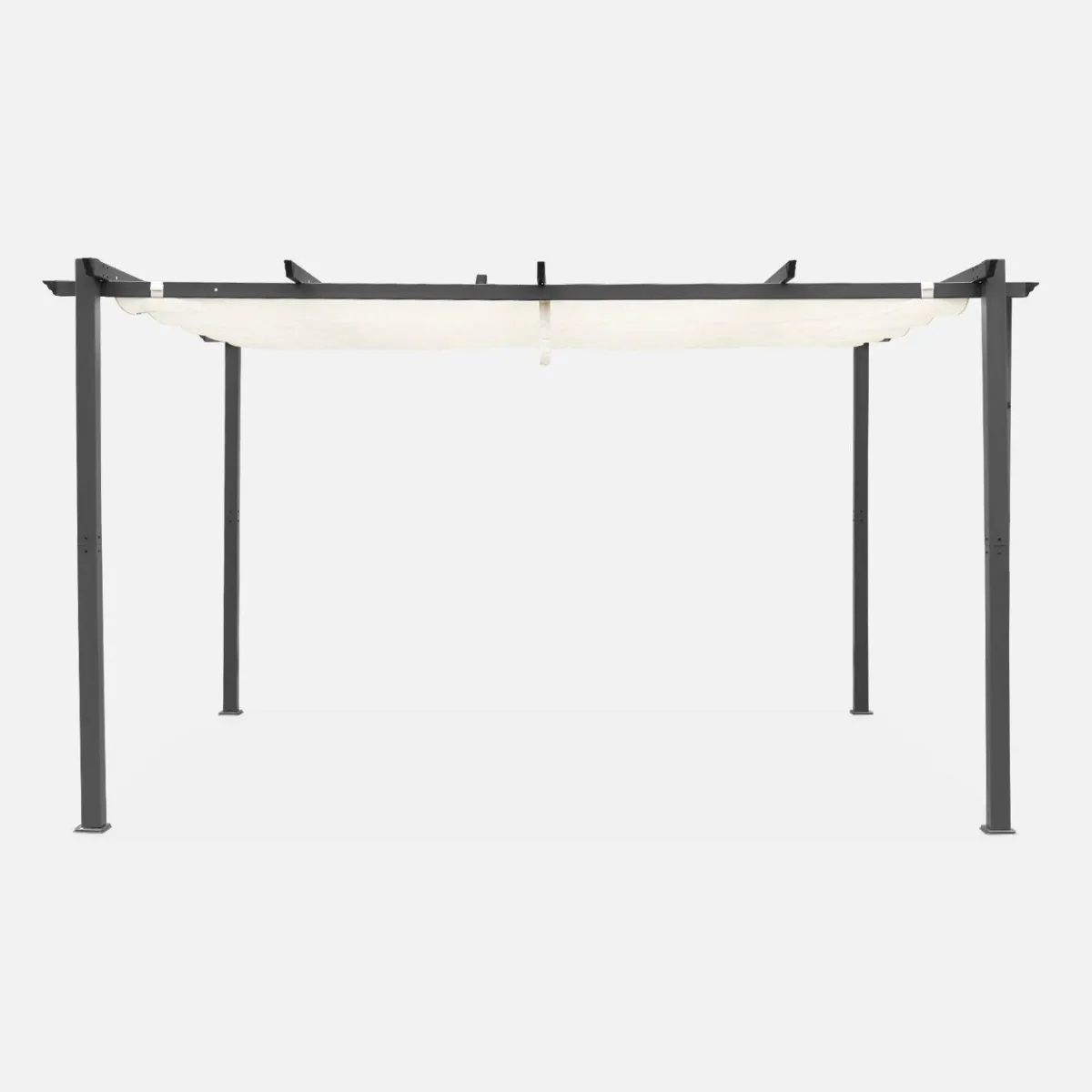 sweeek Pergola 3x4m in alluminio telo scorrevole