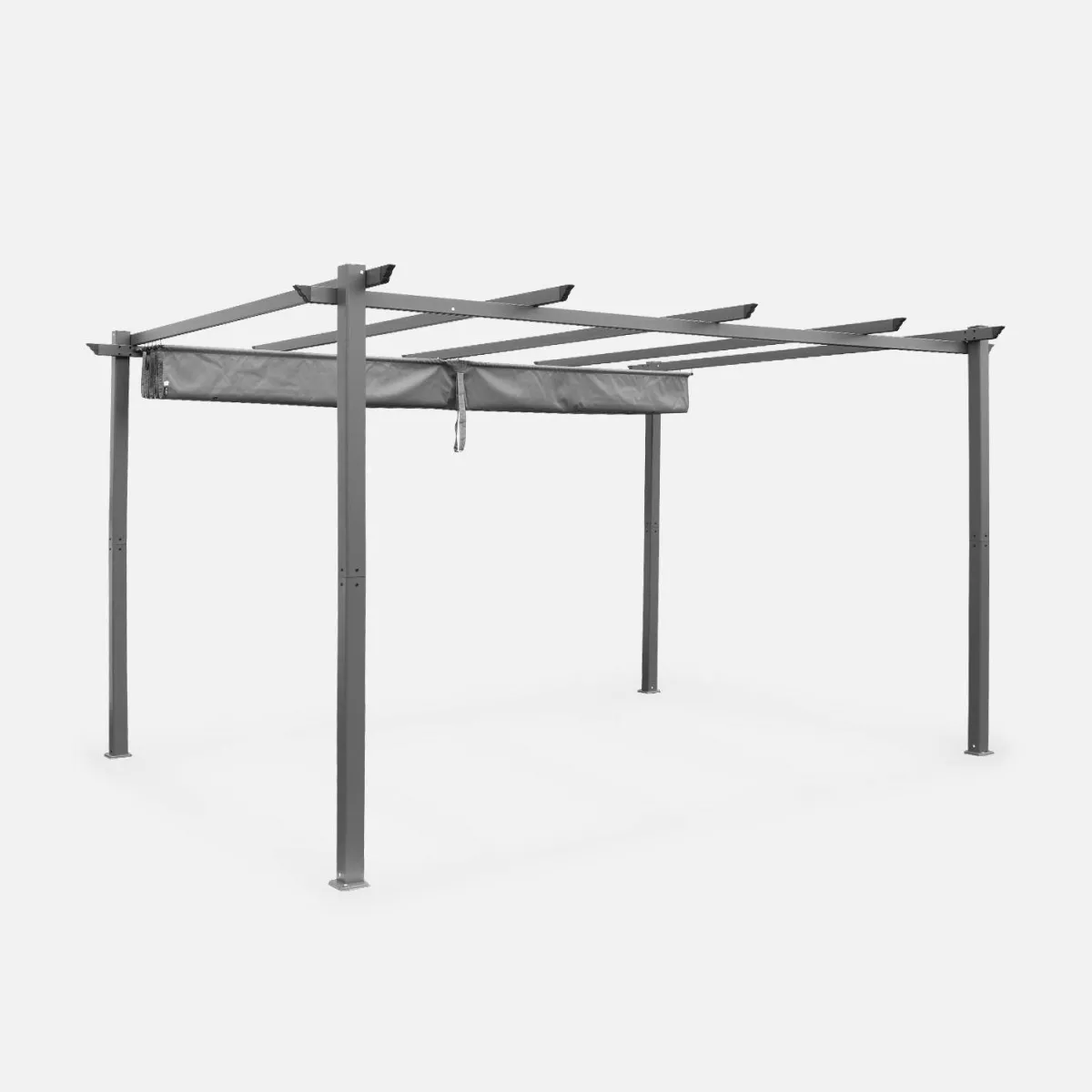 sweeek Pergola 3x4m in alluminio telo scorrevole