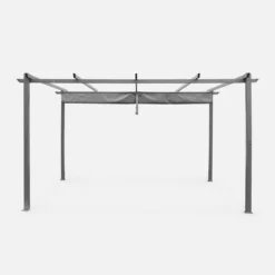 sweeek Pergola 3x4m in alluminio telo scorrevole