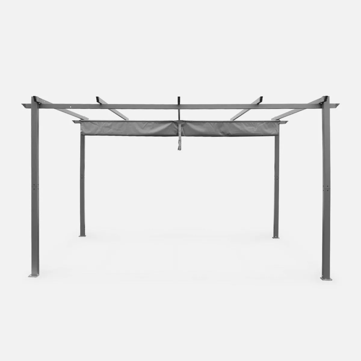 sweeek Pergola 3x4m in alluminio telo scorrevole