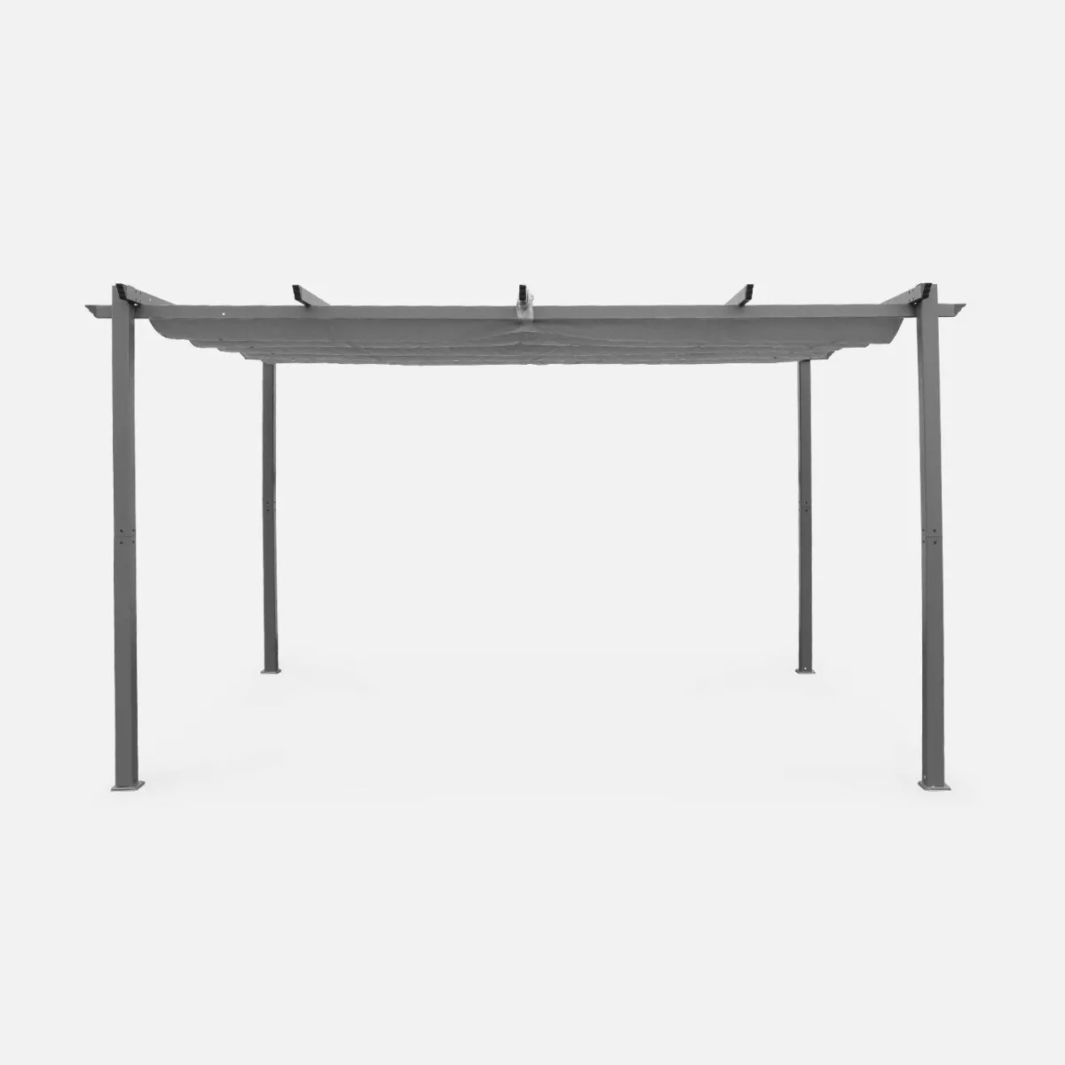 sweeek Pergola 3x4m in alluminio telo scorrevole