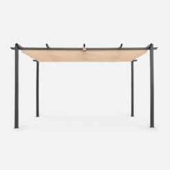 sweeek Pergola 3x4m in alluminio telo scorrevole