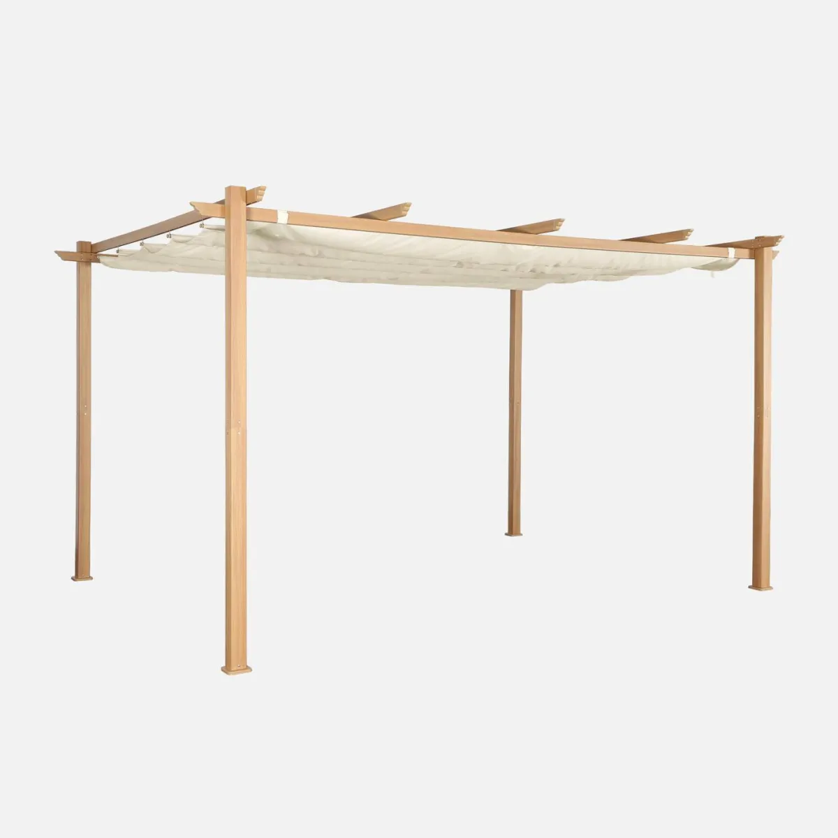 sweeek Pergola 3x4m in alluminio telo scorrevole