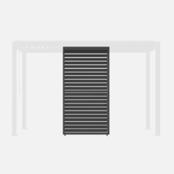 Persiana con lamelle orientabili 1.3m per pergola Triomphe