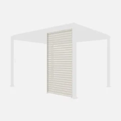 Persiana in alluminio da 1.3m per pergola a lamelle Triomphe
