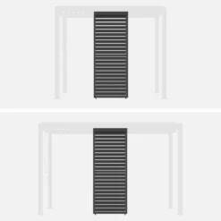 Persiana in alluminio da 1m per pergola bioclimatica Triomphe