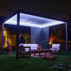 sweeek Persiana in alluminio da 1.3m per pergola a lamelle Triomphe