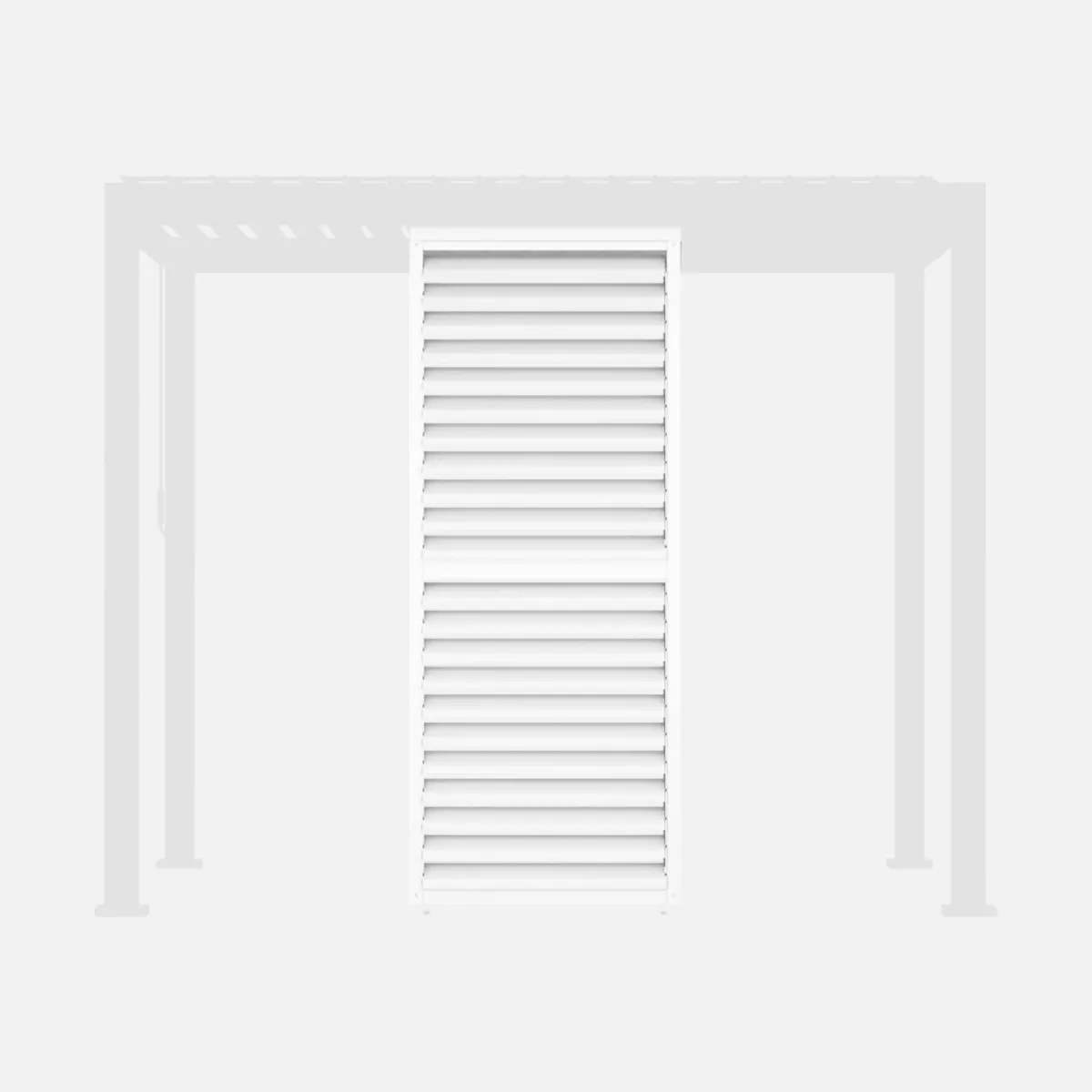 sweeek Persiana in alluminio da 1m per pergola bioclimatica Triomphe