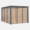 sweeek Persiana 1.3m in alluminio effetto legno per pergola Triomphe 3x4m