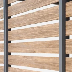 sweeek Persiana 1m in alluminio effetto legno per pergola Triomphe