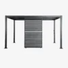 sweeek Persiana 1.3m in alluminio per pergola bioclimatica