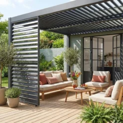 sweeek Persiana 1.3m in alluminio per pergola bioclimatica