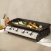 sweeek Piastra plancha a gas a 4 bruciatori con utensili