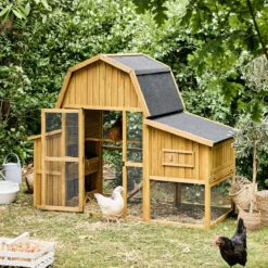 sweeek Pollaio 6 galline legno di abete