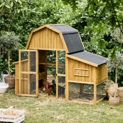 sweeek Pollaio 6 galline legno di abete