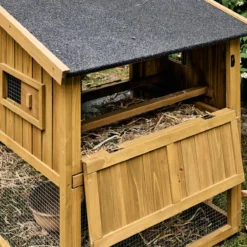 sweeek Pollaio 6 galline legno di abete
