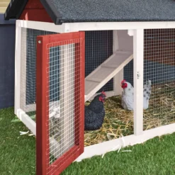 sweeek Pollaio in legno con recinto per 3 galline