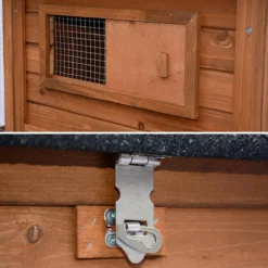 sweeek Pollaio in legno con recinto per 6-8 galline