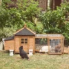 sweeek Pollaio in legno con recinto per 2 galline