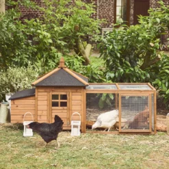 sweeek Pollaio in legno con recinto per 2 galline