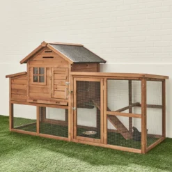 sweeek Pollaio in legno con recinto per 4 galline