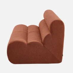sweeek Poltrona bouclé strutturata, 2 posti