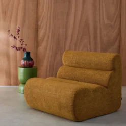 sweeek Poltrona bouclé testurizzata