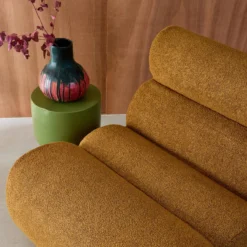 sweeek Poltrona bouclé testurizzata