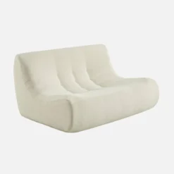 sweeek Poltrona bouclé testurizzata, 2 posti