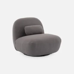 Poltrona girevole 360° bouclé