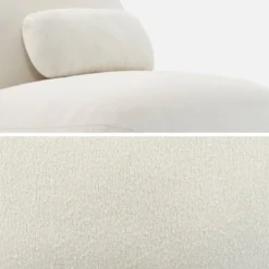Poltrona girevole 360° bouclé