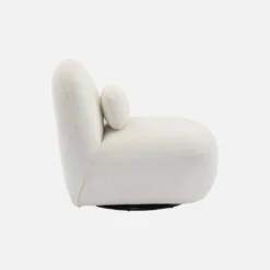 Poltrona girevole 360° bouclé