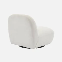 Poltrona girevole 360° bouclé