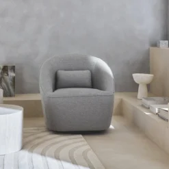 sweeek Poltrona girevole 360° con cuscino