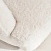 sweeek Poltrona girevole 360º in metallo e bouclé