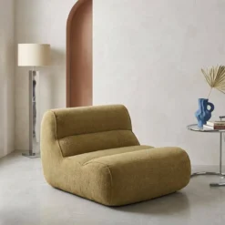 sweeek Poltrona in tessuto ciniglia