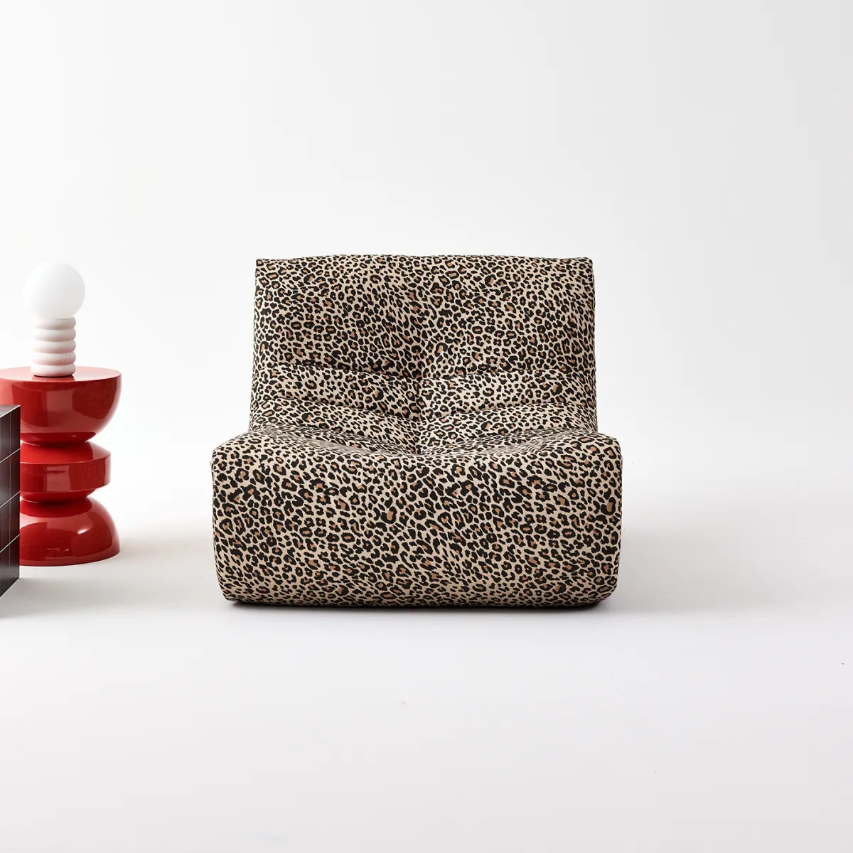 sweeek Poltrona in tessuto leopardato