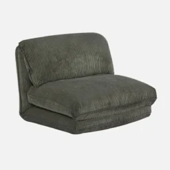 sweeek Poltrona letto convertibile velluto a coste grosse coste