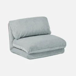 Poltrona letto convertibile velluto a coste grosse coste