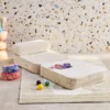 sweeek Poltrona per bambini in velluto a coste pieghevole