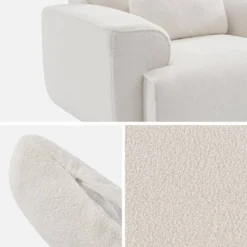 sweeek Poltrona 1 posto tessuto bouclé