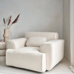 sweeek Poltrona 1 posto tessuto bouclé