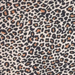 sweeek Poltrona scandinava in legno di hevea e stampa leopardo