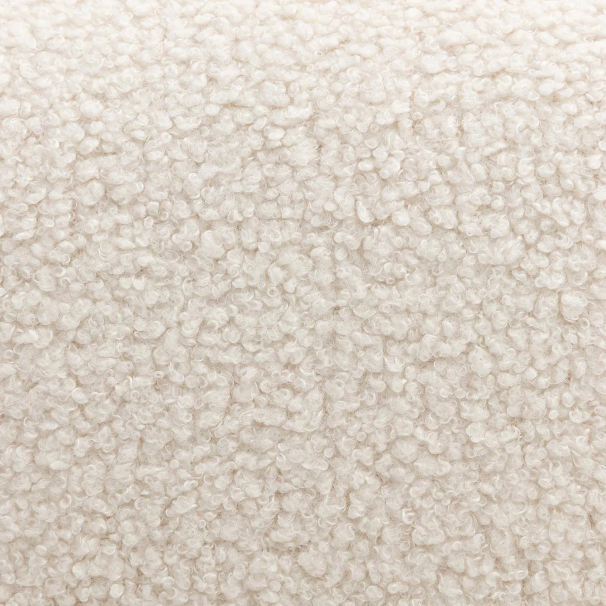 sweeek Poltrona scandinava in legno di hevea e bouclé