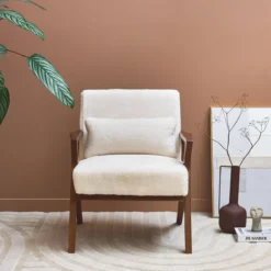 sweeek Poltrona scandinava in legno di hevea