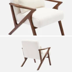 sweeek Poltrona scandinava in legno di hevea