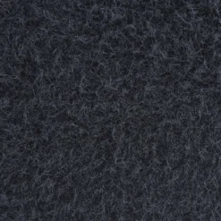 Poltrona senza braccioli in tessuto effetto alpaca