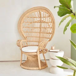 sweeek Poltrona vintage in rattan