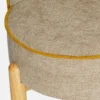 sweeek Poltrona vintage per bambini in tessuto ciniglia e legno di hevea